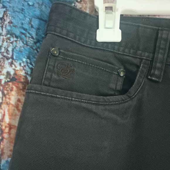 English Laundry Mens 36/33 Soft Twill Charcoal Jeans 5 Pocket Stretch Comfort - Picture 3 of 8